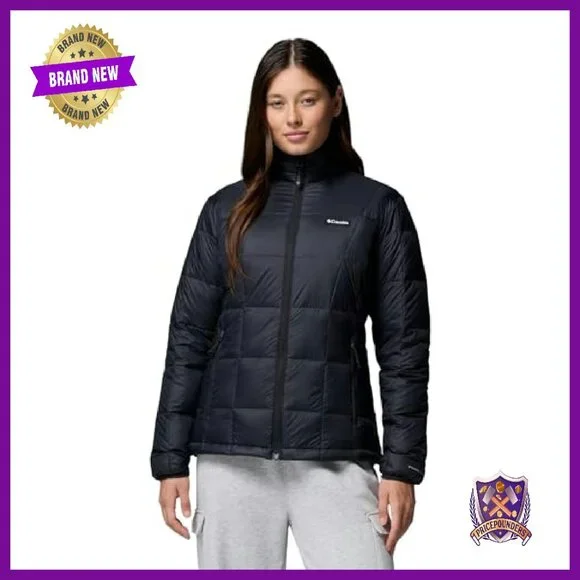 Women's Down Jacket with Thermal Lining, Water Resistant, Multiple Pockets